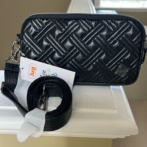 New Lug Coupe XL Metallic Black Bag